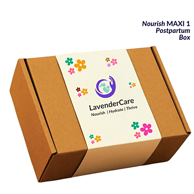 Nourish MAXI 1 Postpartum Box with Branded Mug & Insulated Tumbler