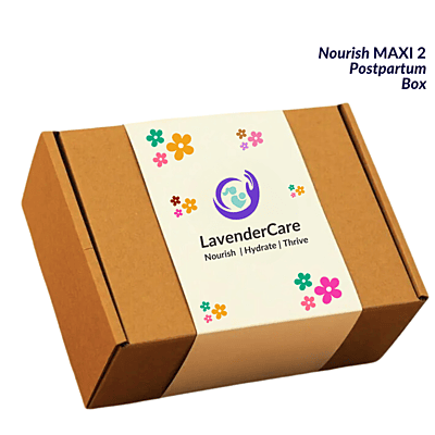 Nourish Postpartum Box - Maxi with Branded Tumbler & Mug