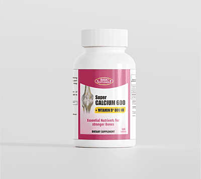 Super Calcium 600mg + Vitamin D3 800 IU
